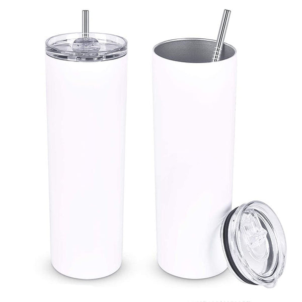 20 oz Skinny Straight Sublimation Tumblers 4 Pack - Blanks Outlet