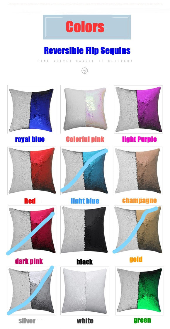 READY TO SHIP- Sequin Pillow Cases for sublimation.